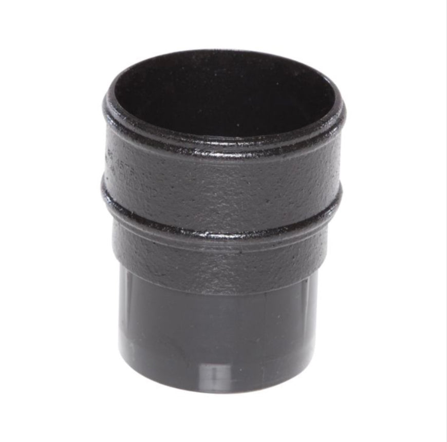 CAST IRON EFFECT DOWNPIPE ROUND SOCKET - Transtools Online