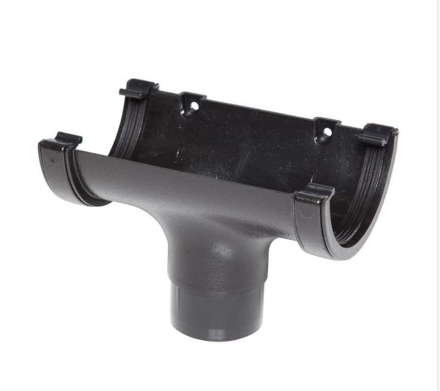 CAST IRON EFFECT GUTTER ROUND RUNNING OUTLET - Transtools Online