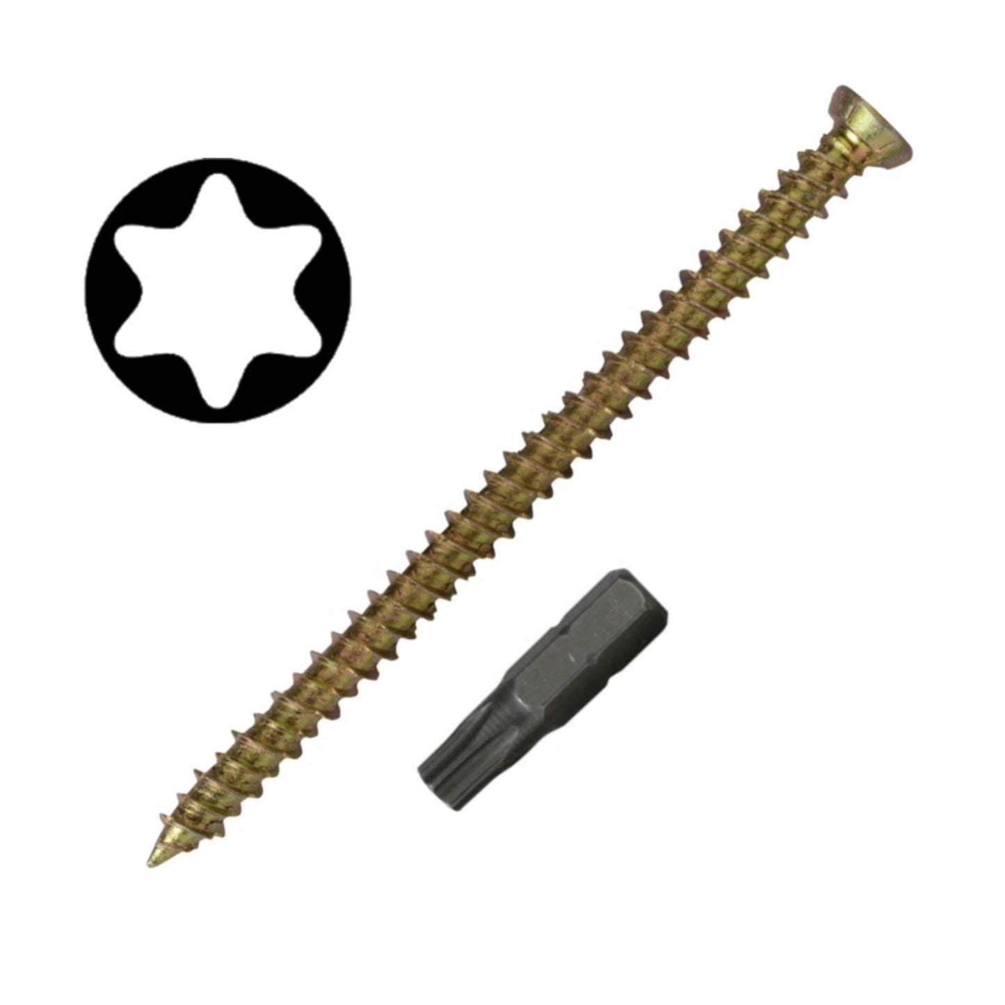Concrete And Masonry Frame Fixing Screws 100 Box