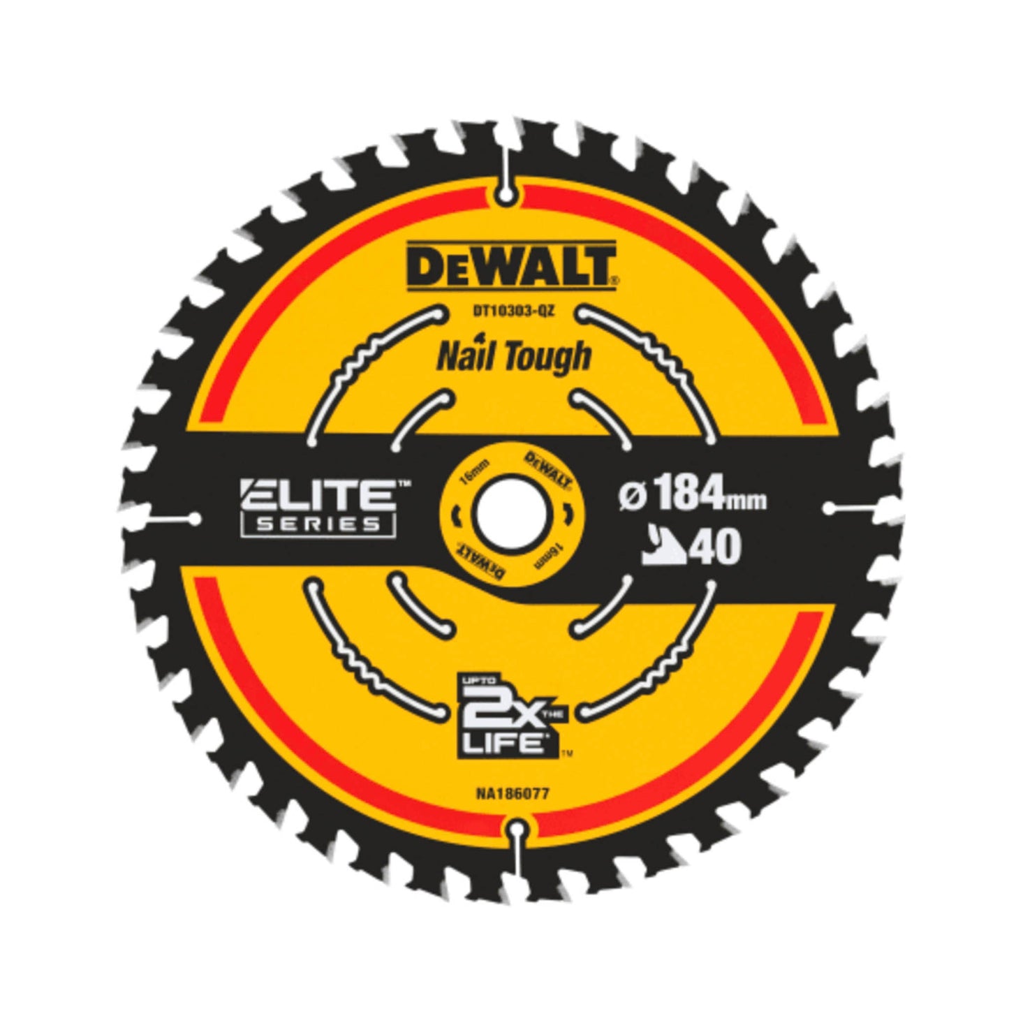 Dewalt Cordless Extreme Framing Blade 184mm x 16mm x 40 Teeth - Transtools Online
