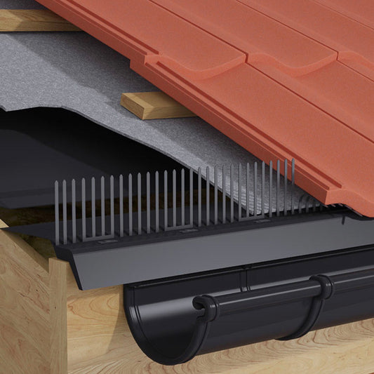 Eaves Guard Over Fascia Vent With Bird Comb 3 In 1 - 1 Metre