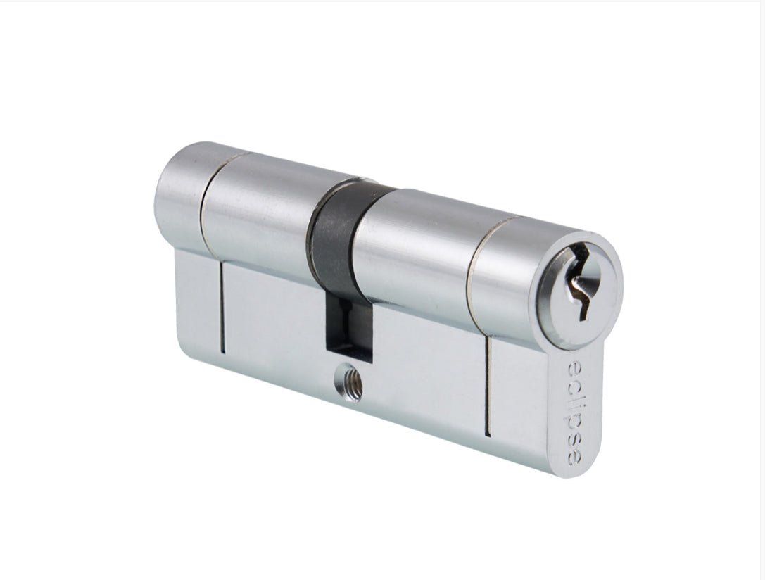 ECLIPSE EURO DOUBLE CHROME CYLINDER 40MM / 40MM - 3 KEYS - Transtools Online