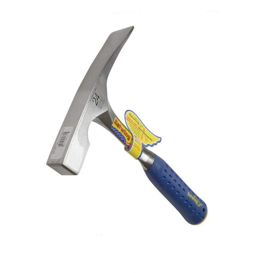 ESTWING BRICKLAYERS HAMMER VINYL GRIP - 24OZ - Transtools Online