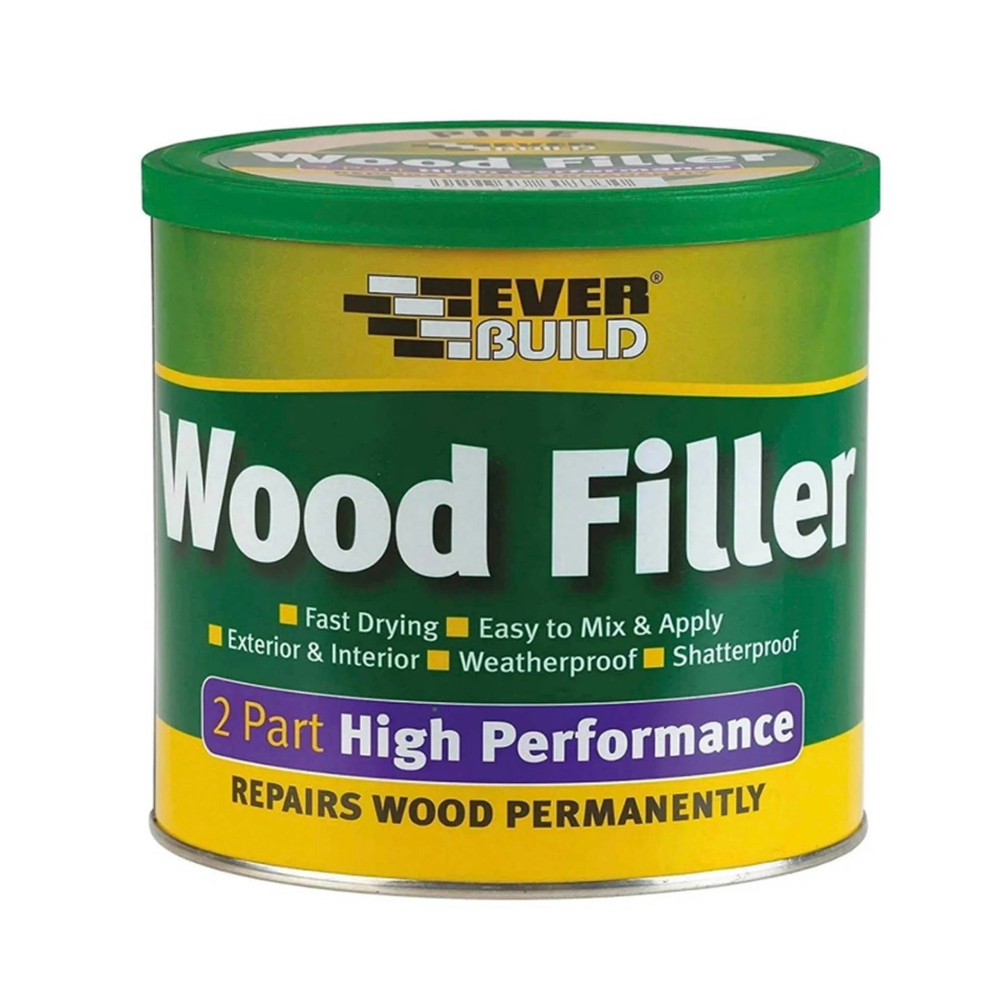 Everbuild 2 Part Wood Filler Oak - 1.4kg - Transtools Online
