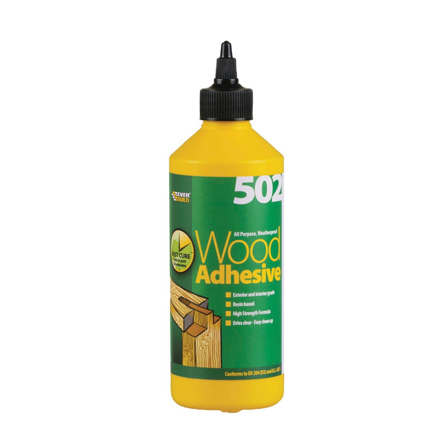 Everbuild 502 Weatherproof Wood Glue Adhesive - 125ml - Transtools Online