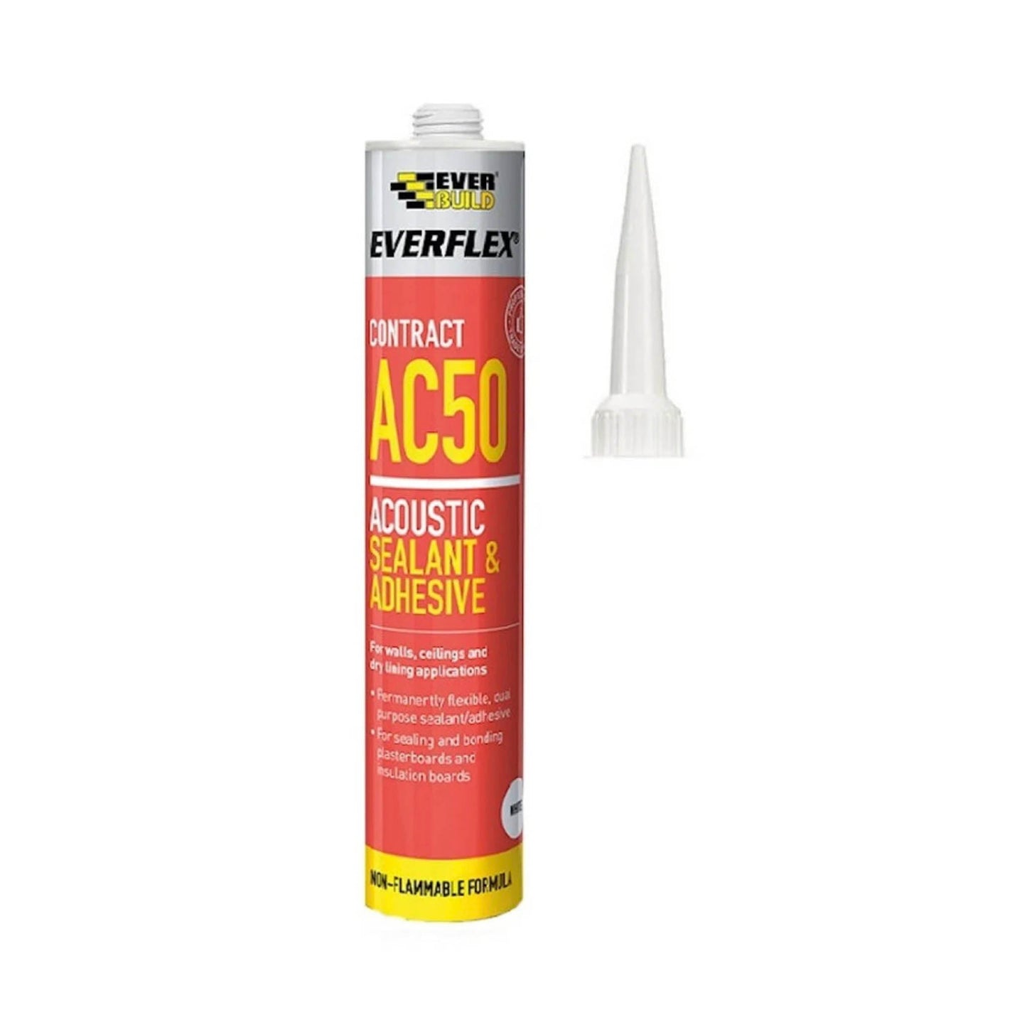 Everbuild AC50 Acoustic Sealant and Adhesive - 400ml - Transtools Online