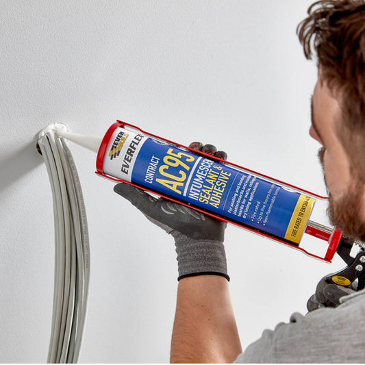 Everbuild AC95 Intumescent Fire & Acoustic Adhesive & Sealant 900ml