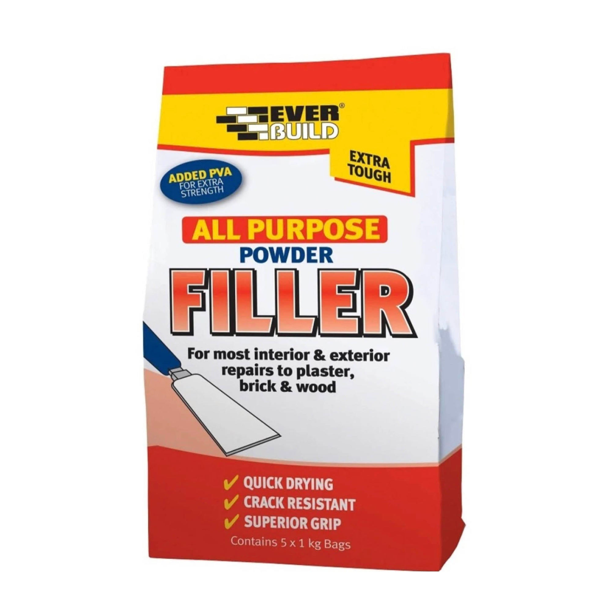 Everbuild All Purpose Powder Filler White - 450gm - Transtools Online