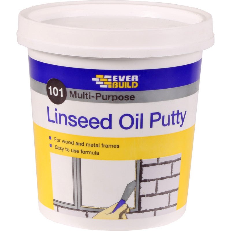 EVERBUILD LINSEED OIL PUTTY NATURAL - 1KG - Transtools Online
