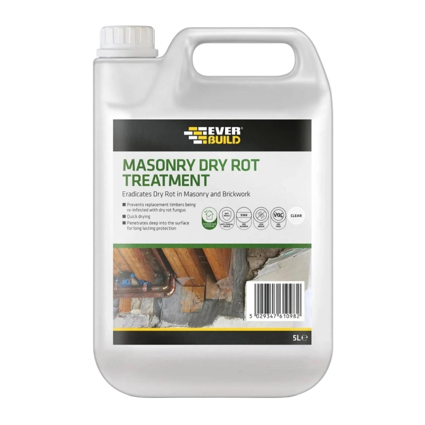 Everbuild Masonry Dry Rot Treatment 5 Litre - Transtools Online