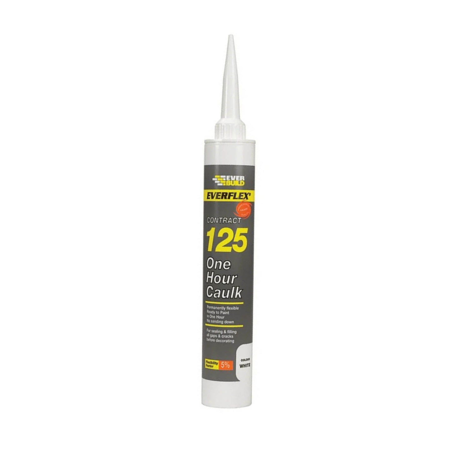 Everbuild One Hour Acrylic Decorators Caulk White - 380ml - Transtools Online
