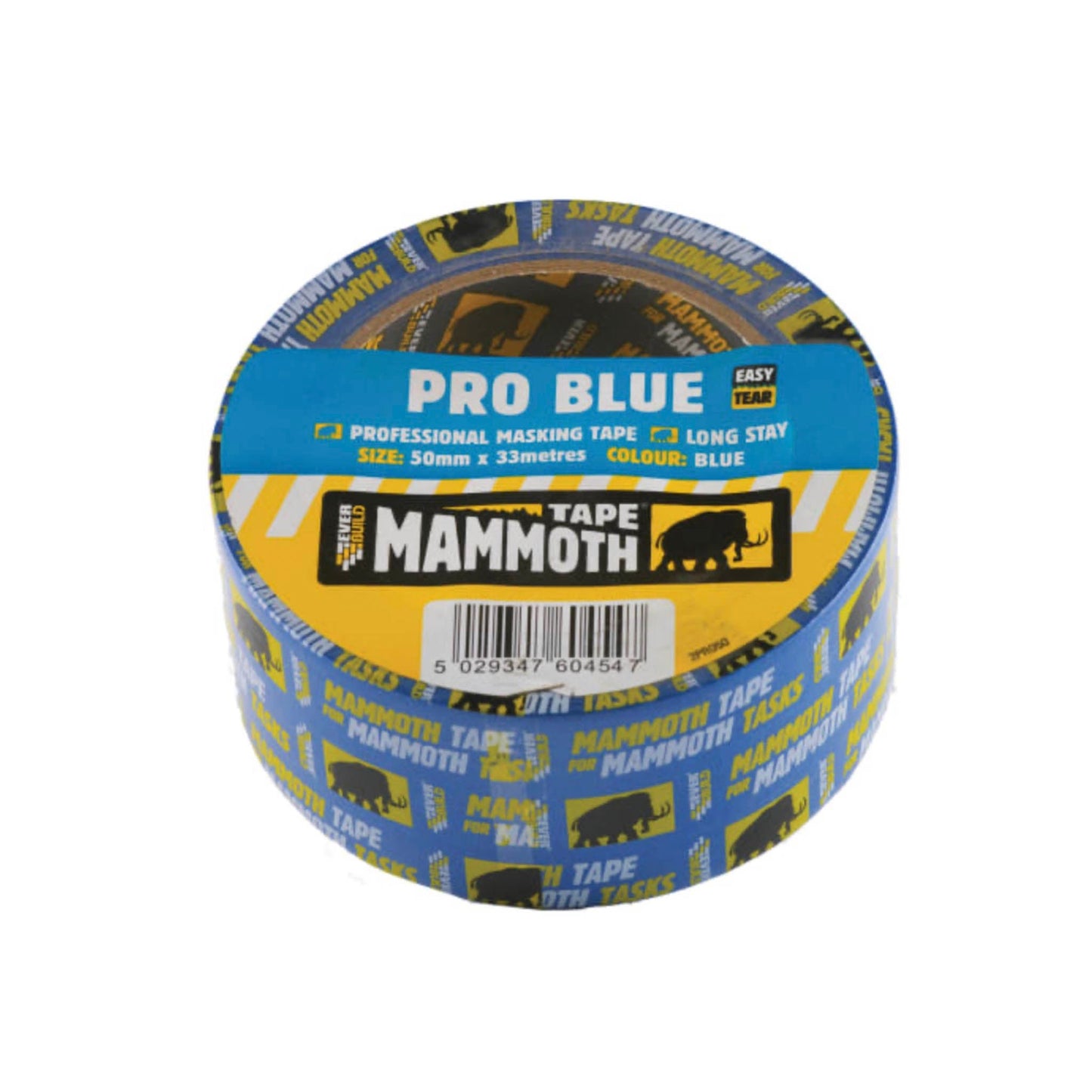 Everbuild Pro Blue Masking Tape 25mm - 33 Metre - Transtools Online