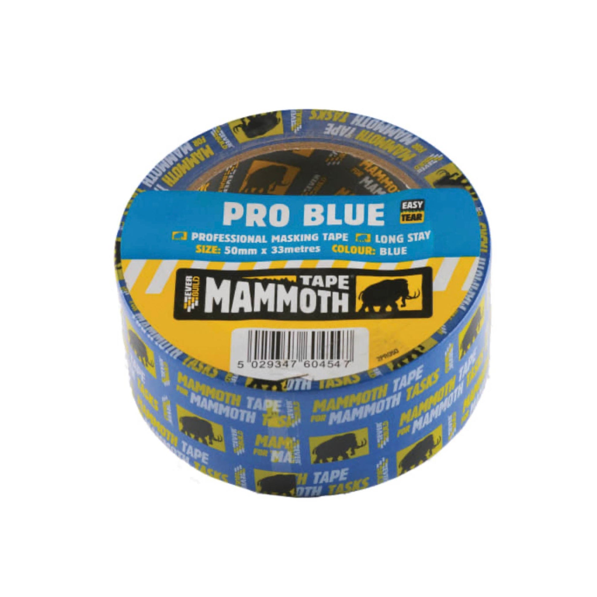 Everbuild Pro Blue Masking Tape 25mm - 33 Metre - Transtools Online