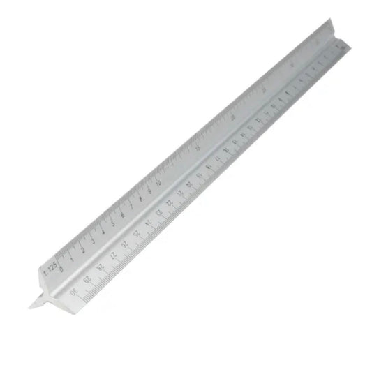 Faithfull Aluminium Triangle Scale Rule 300mm