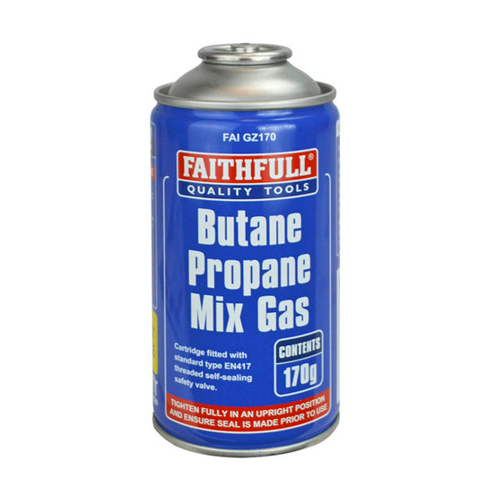 Faithfull Butane Propane Mix Gas - 170gm - Transtools Online