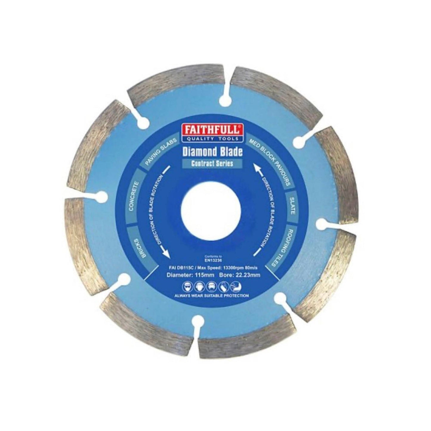 Faithfull Diamond Blade - 115mm - Transtools Online