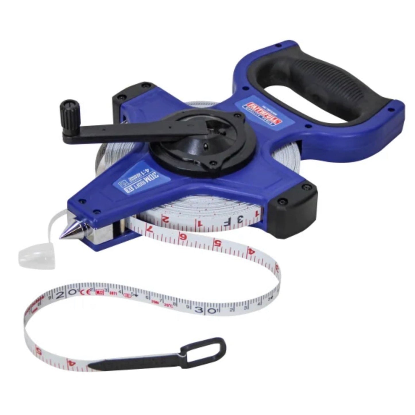 Faithfull Fibreglass Geared Long Tape 30 Metre - Transtools Online