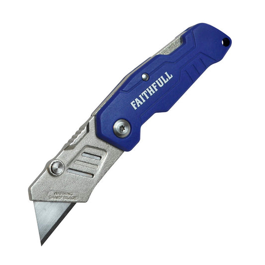 Faithfull Foldable Utility Knife - Transtools Online
