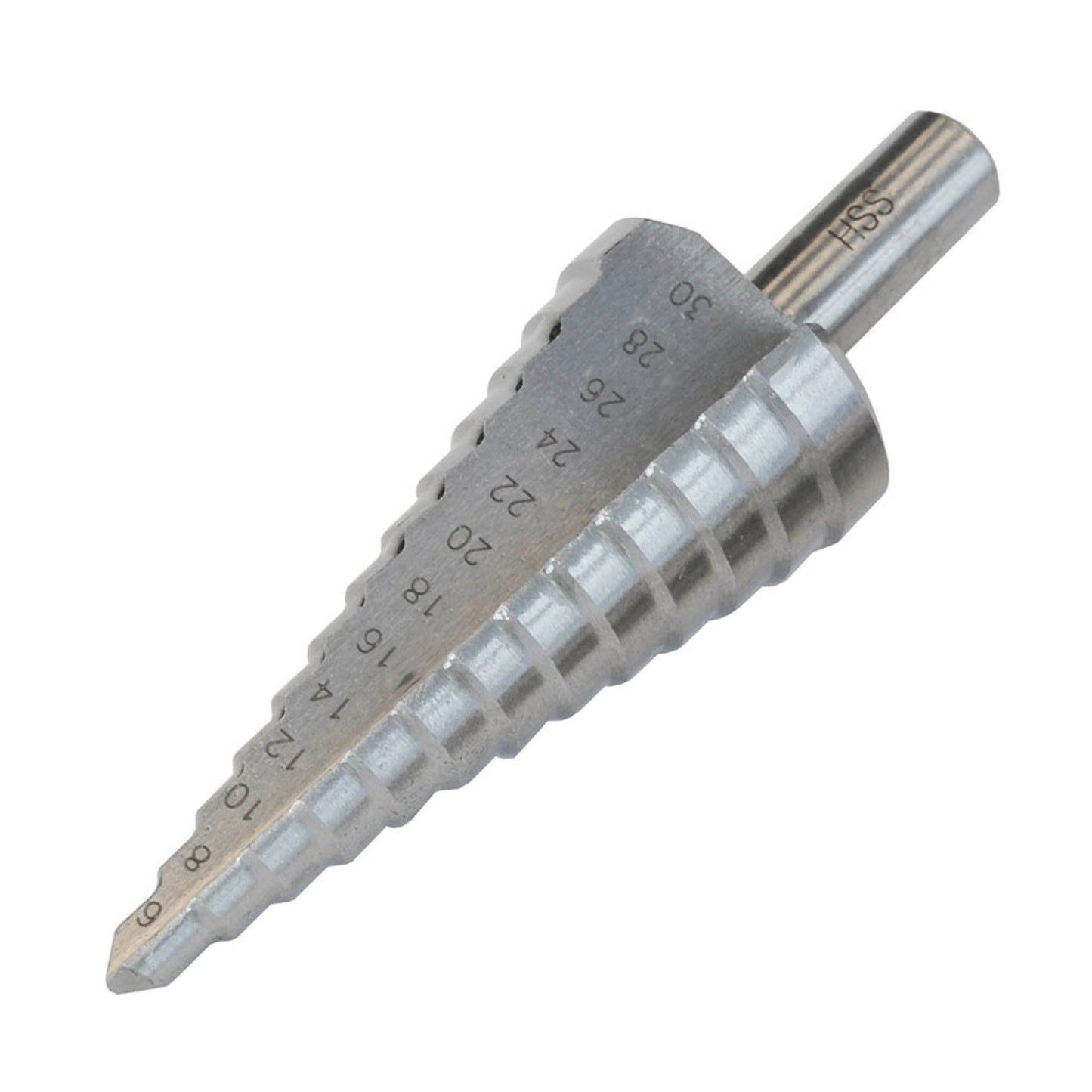 Faithfull HSS Step Drill Bit 6mm - 30mm - Transtools Online