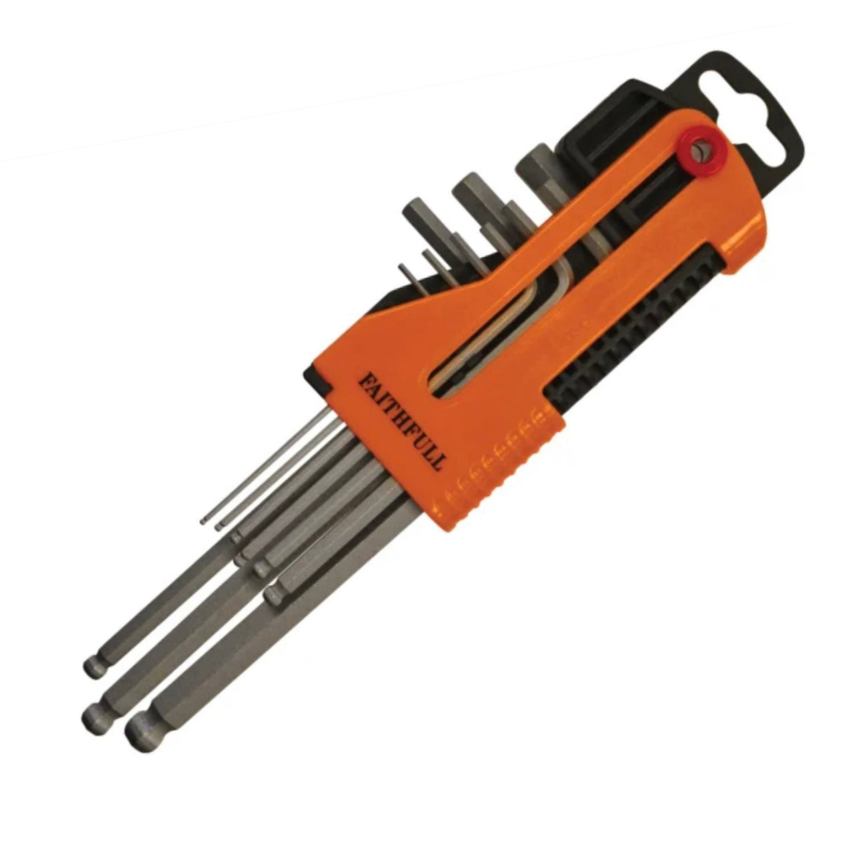 Faithfull Long Arm Hex Key Set 9 Piece.