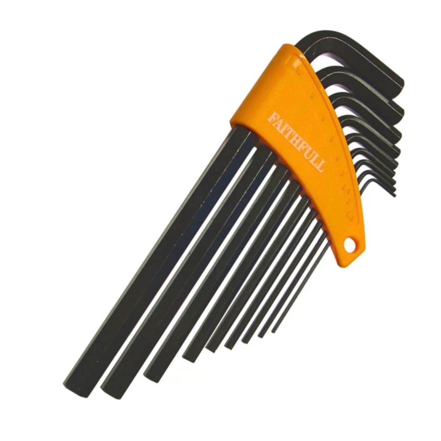 Faithfull Long Hex Key Set 9 Piece - Transtools Online