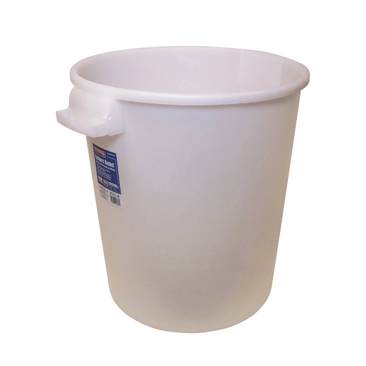 Faithfull Mixing Builders Bucket White - 50 litre - Transtools Online