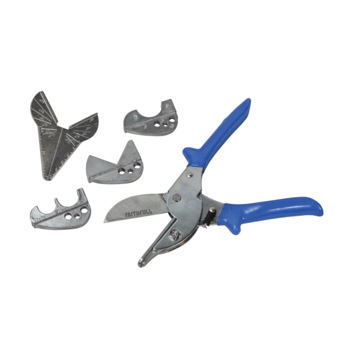 Faithfull Multi - Function Gasket and Pipe Mitre Shears Kit - Transtools Online