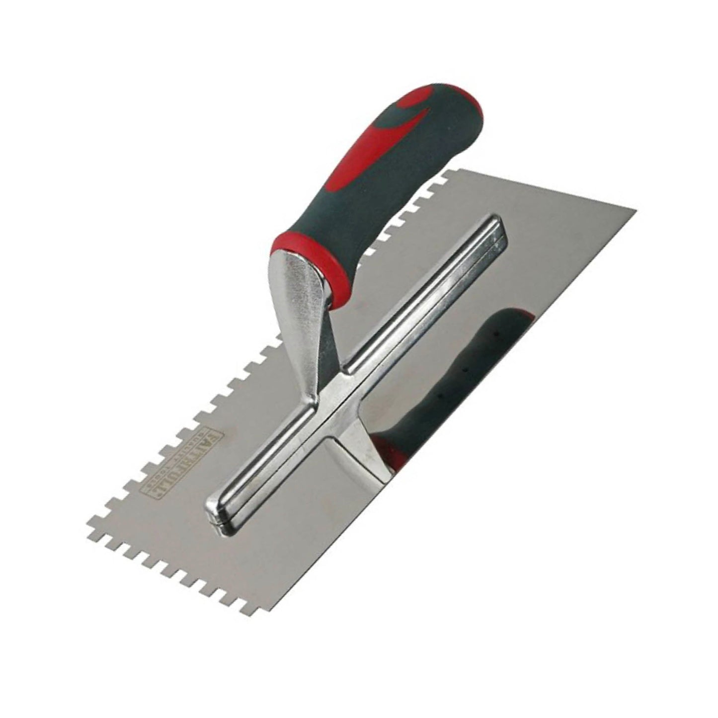 Faithfull Notched Floor Adhesive Trowel 6mm Stainless 11in x 41/2in - Transtools Online