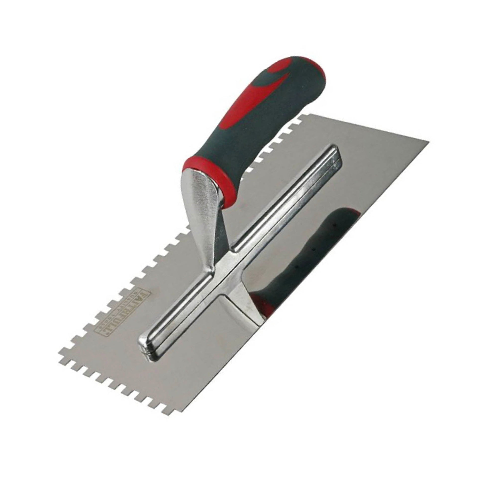 Faithfull Notched Floor Adhesive Trowel 6mm Stainless 11in x 41/2in - Transtools Online