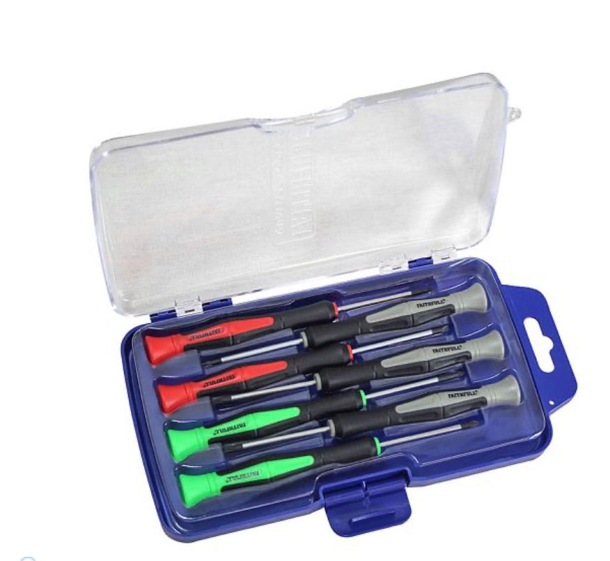 FAITHFULL PRECISION SCREWDRIVER SET - 7 PIECE - Transtools Online