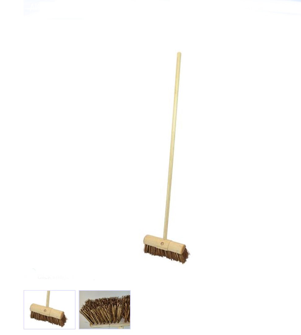 FAITHFULL SADDLEBACK BASSINE/CANE BROOM - 13IN - Transtools Online