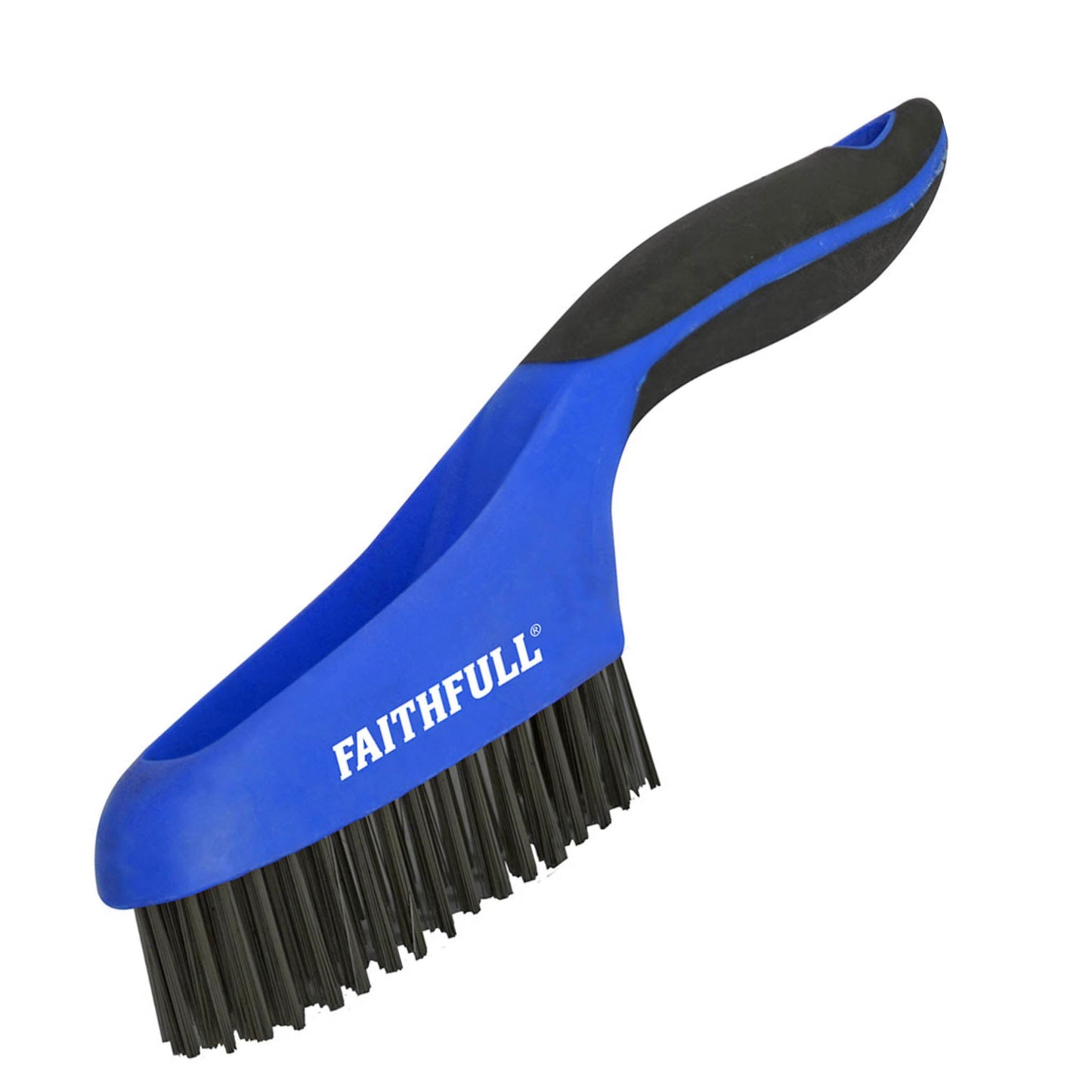 Faithfull Scratch Wire Brush Soft Grip - Transtools Online