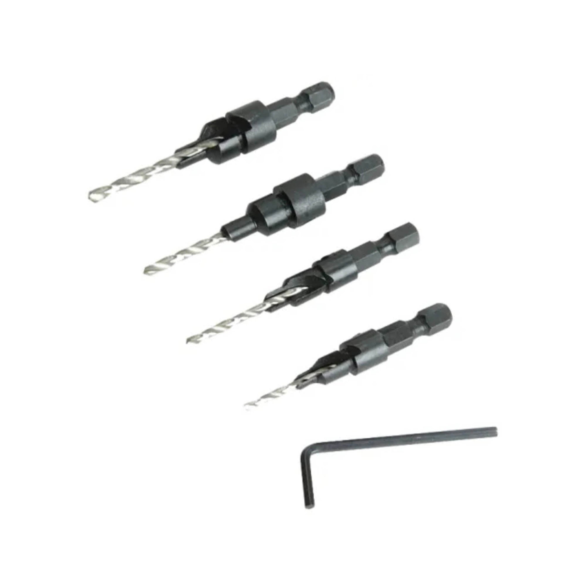Faithfull Screw Countersink Set - 4 Piece - Transtools Online