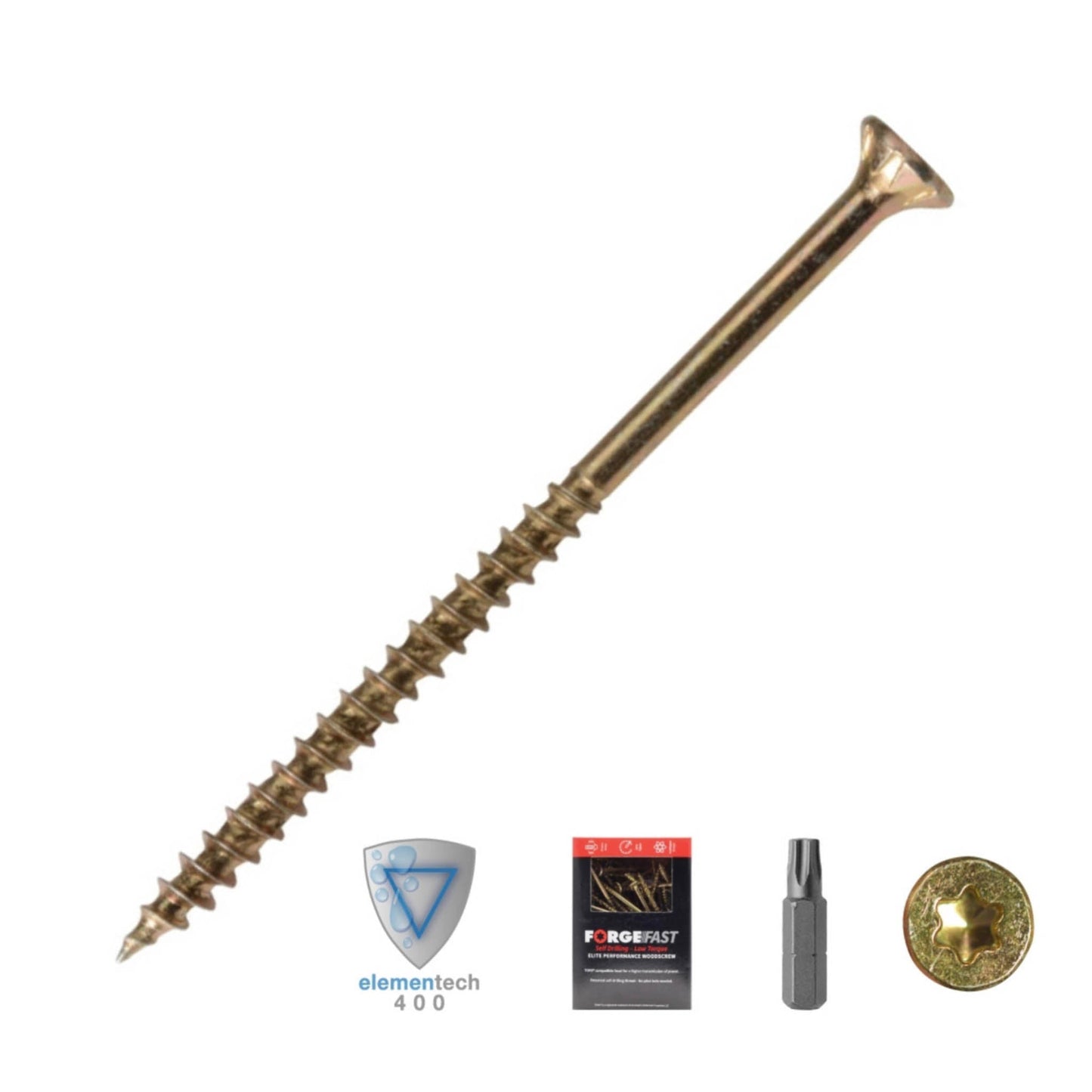 ForgeFast Torx Woodscrews 5mm x 30mm 200 Box
