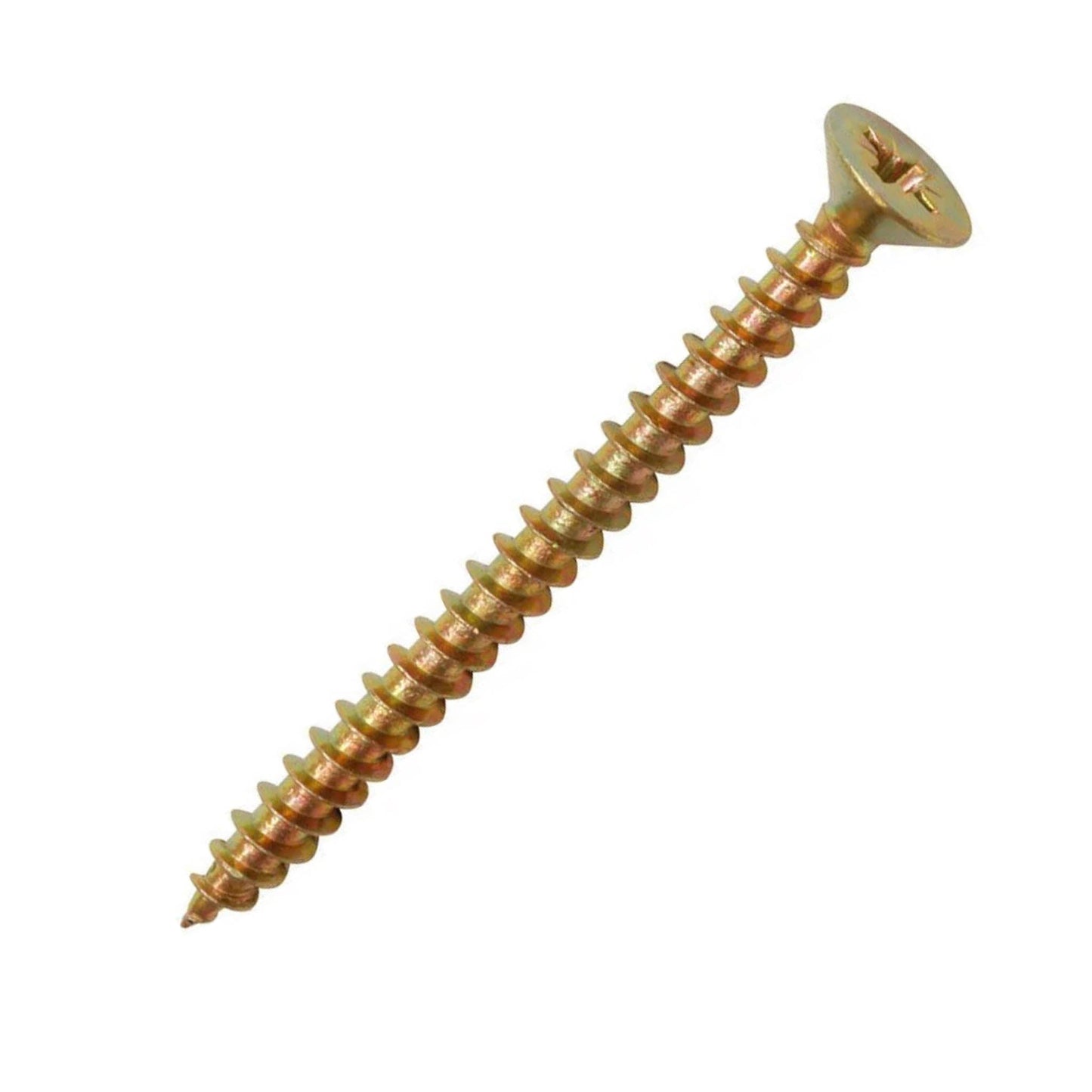 Forgefix Gold Woodscrews Pozi 6mm x 40mm - 200 Box - Transtools Online