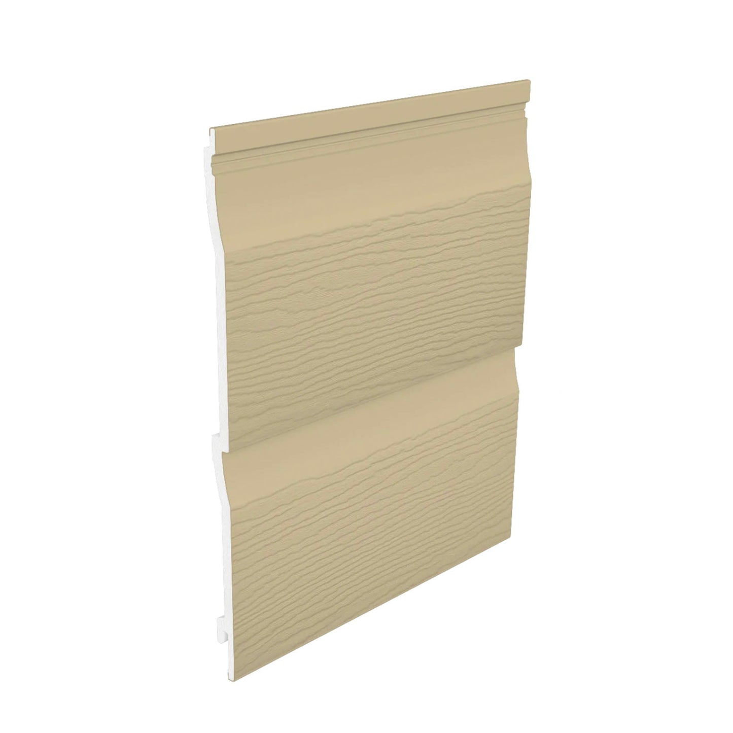 Fortex Double Shiplap Cladding Embossed Cappuccino 333mm x 5 Metre - Transtools Online