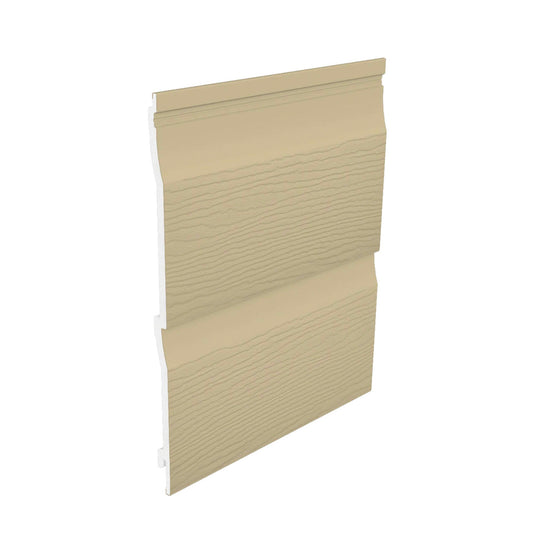 Fortex Double Shiplap Cladding Embossed Cappuccino 333mm x 5 Metre