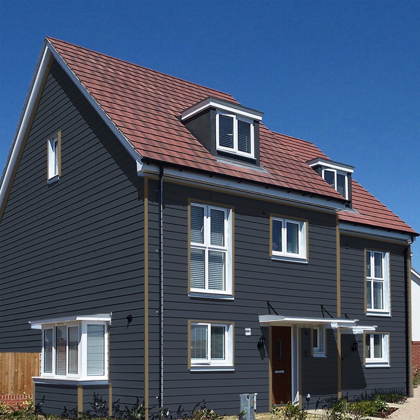 Fortex Weatherboard Double Embossed Shiplap Cladding 170mm x 5 Metre