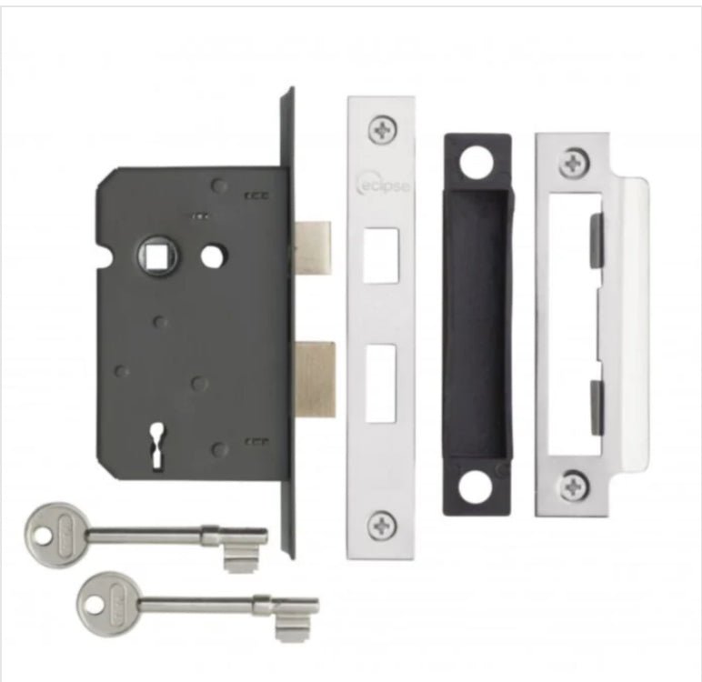 FRISCO 3 LEVER MORTIC SASH LOCK NP - 76MM - Transtools Online