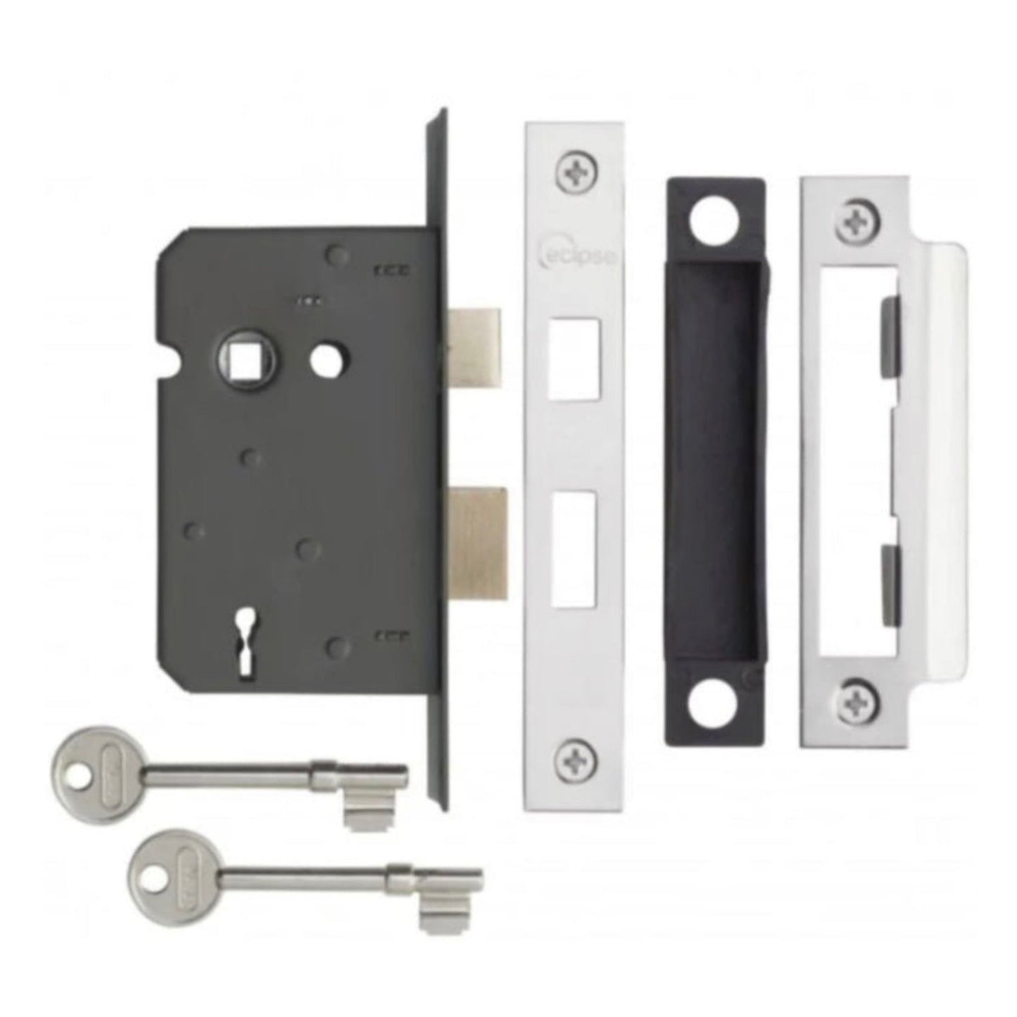 Frisco 3 Lever Mortice Sash Lock NP 76mm - Transtools Online
