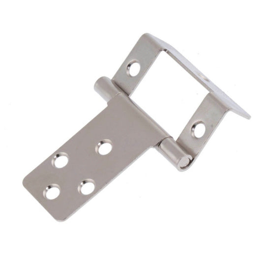 Frisco Cranked Flush Hinges BZP 50mm - 1 Pair - Transtools Online