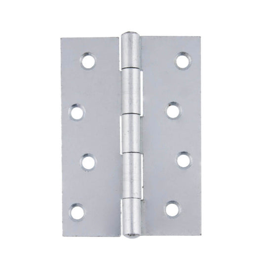 Frisco Fixed Pin Hinges BZP 75mm - 1 Pair - Transtools Online