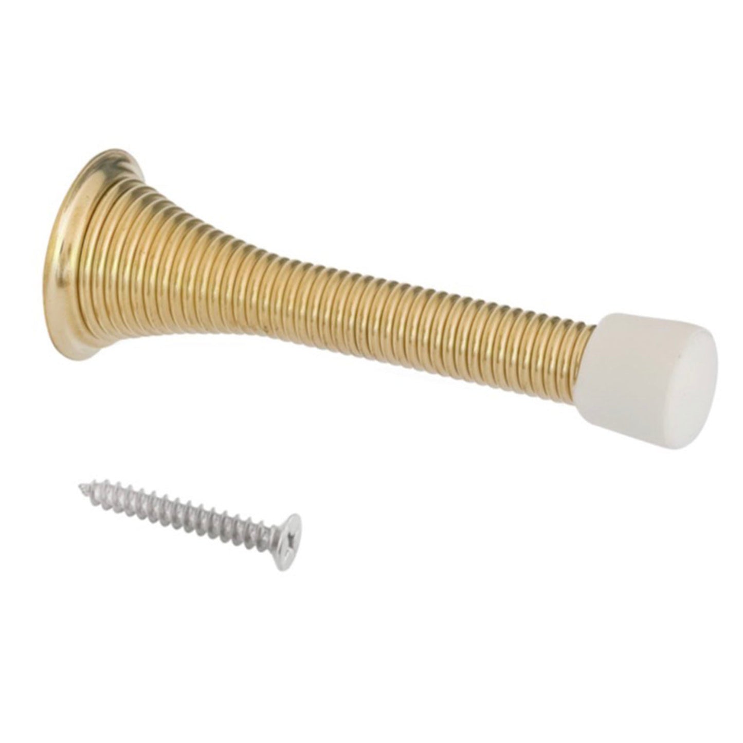 Frisco Flexible Door Stop Electro Brassed - Transtools Online