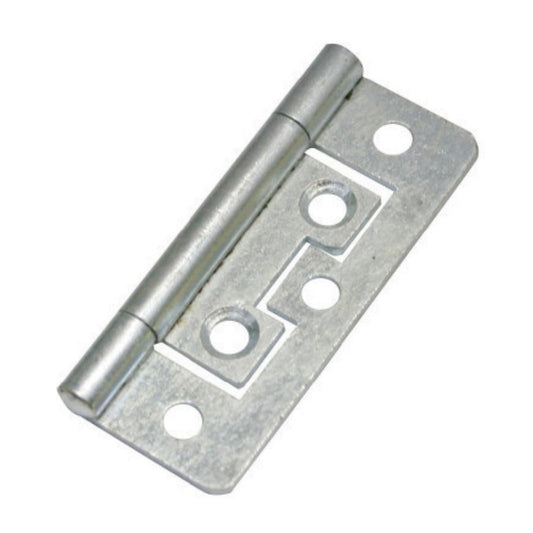 Frisco Flush Hinges BZP 75mm - 1 Pair - Transtools Online