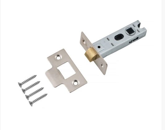 FRISCO HEAVY DUTY TUBULAR MORTICE LATCH NP - 76MM - Transtools Online