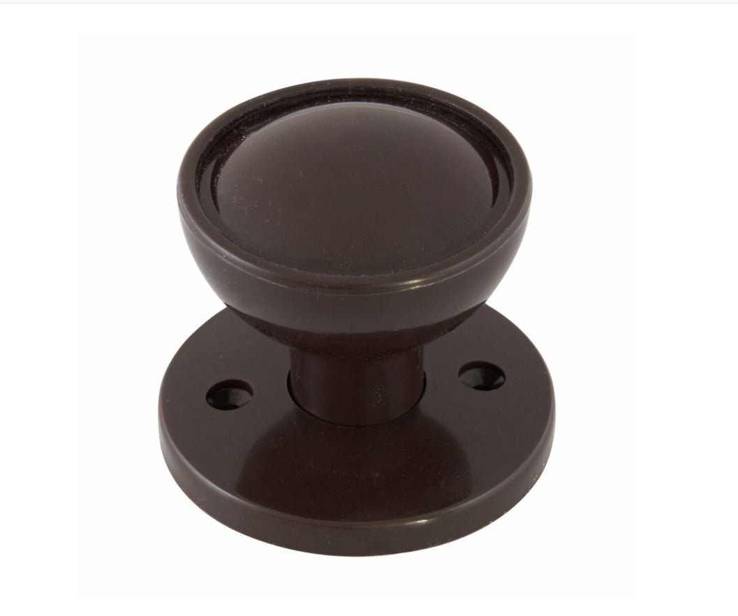 FRISCO RIM MORTICE KNOB SET - BROWN - Transtools Online