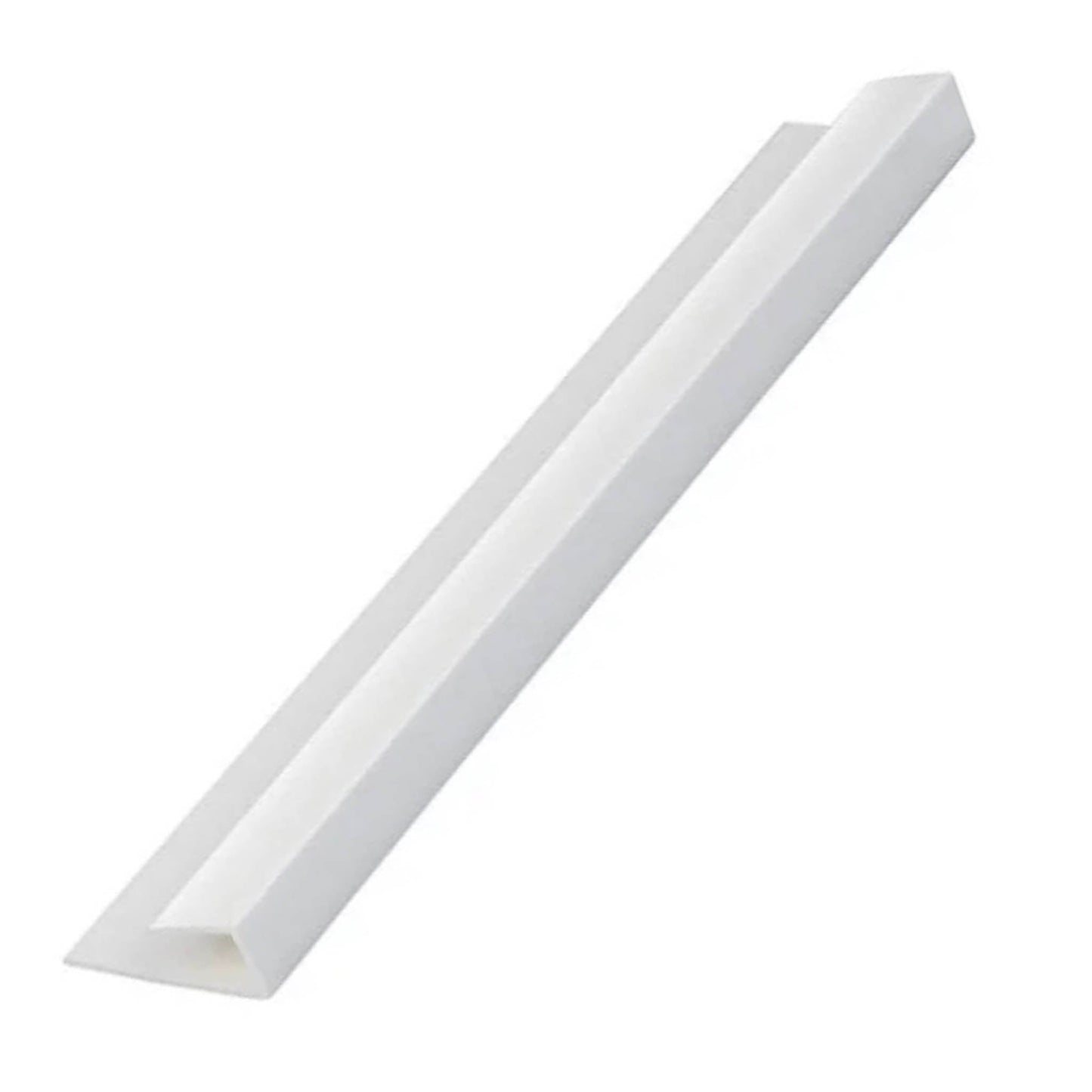 Geopanel 5mm PVC Starter Trim End U White 2.7 Metre - Transtools Online