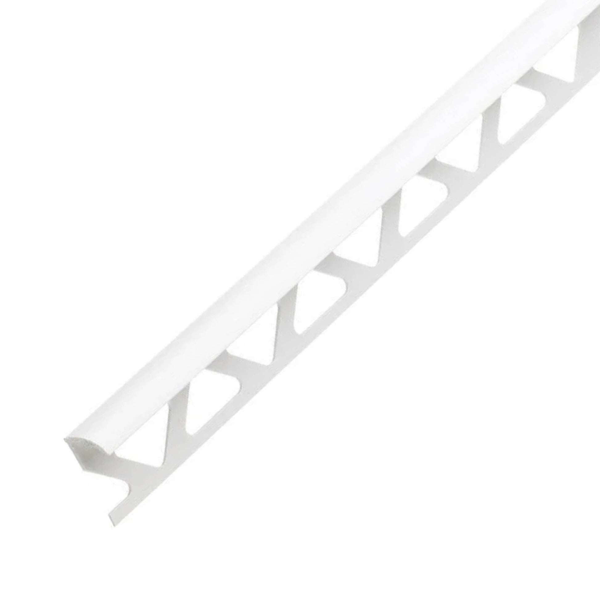 Homelux Tile Trim Plastic White - 9mm x 2.44 Metre - Transtools Online