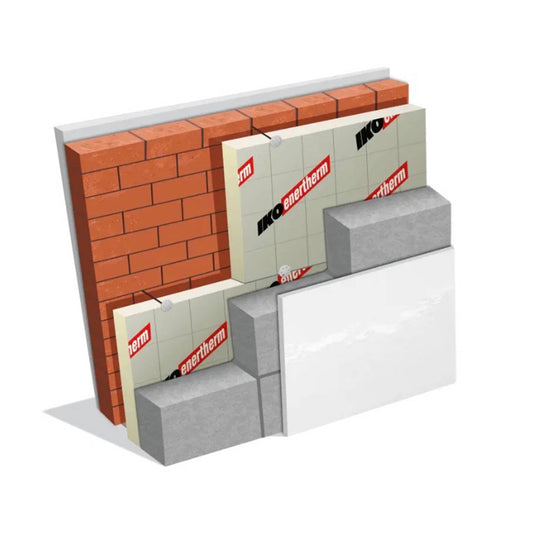 IKO Insulation Board Rigid Enertherm Alu 2.4 Metre x 1.2 Metre - Transtools Online