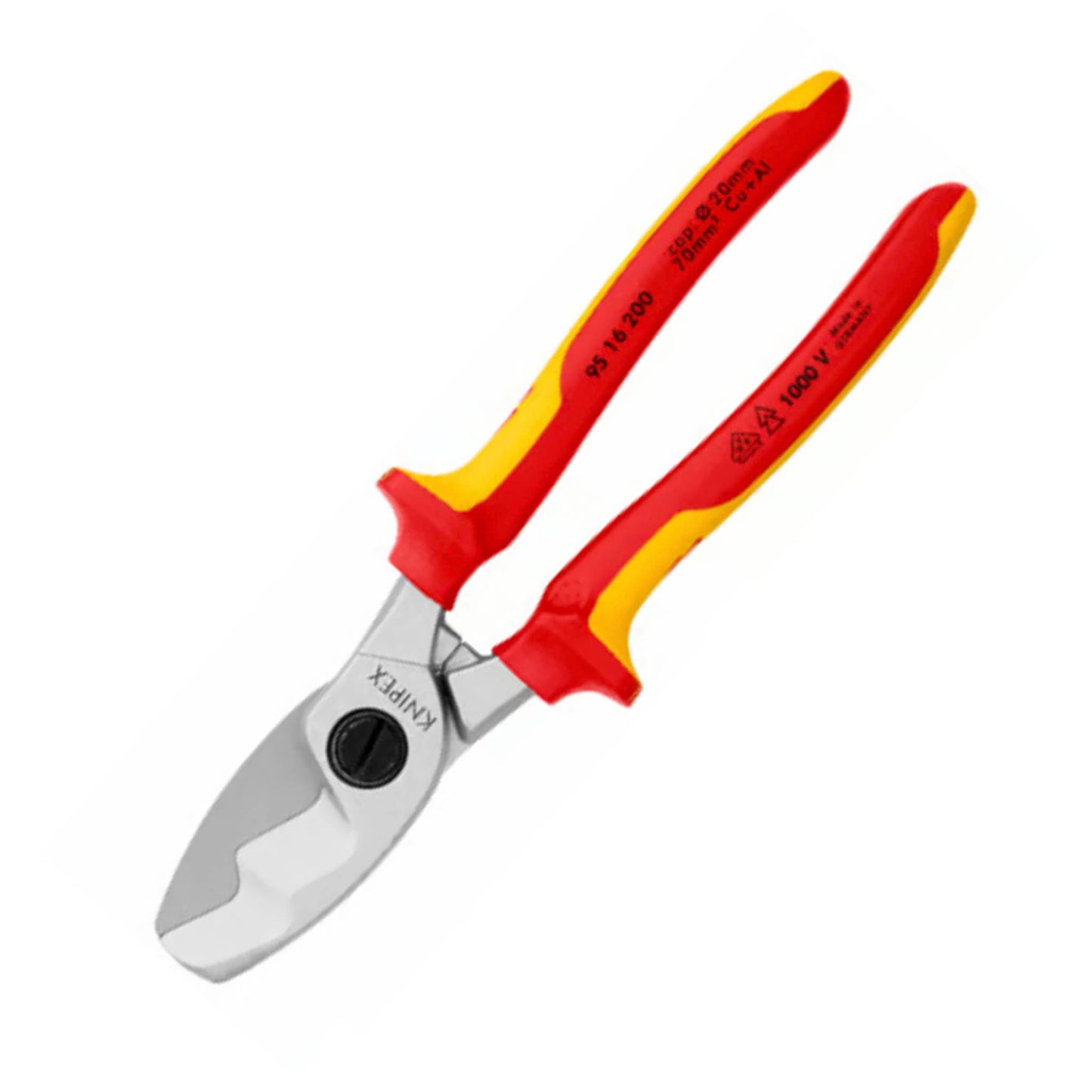 Knipex Cable Shears VDE 1000V 200mm - 8in - Transtools Online